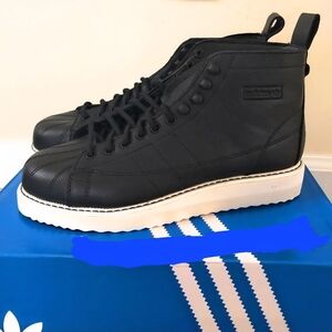 adidas Black and White Women's High-Top Sneakers